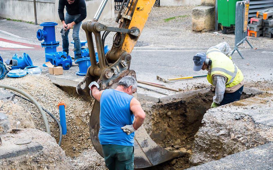 travaux assainissement prix Groslay